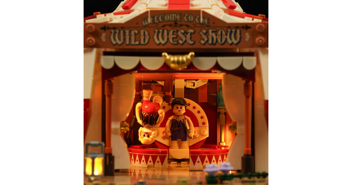 LumibricksThe Old West - Traveling Circus Constructiespeelgoed  (L9079)