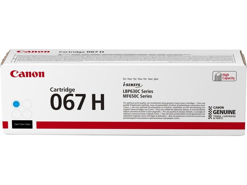 Canon Toner 067H / 5105C002 Cyan Druckerpatrone, Cyan