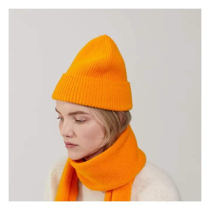 Le Bonnet Amsterdam Bonnet Laine et Angora | Orange