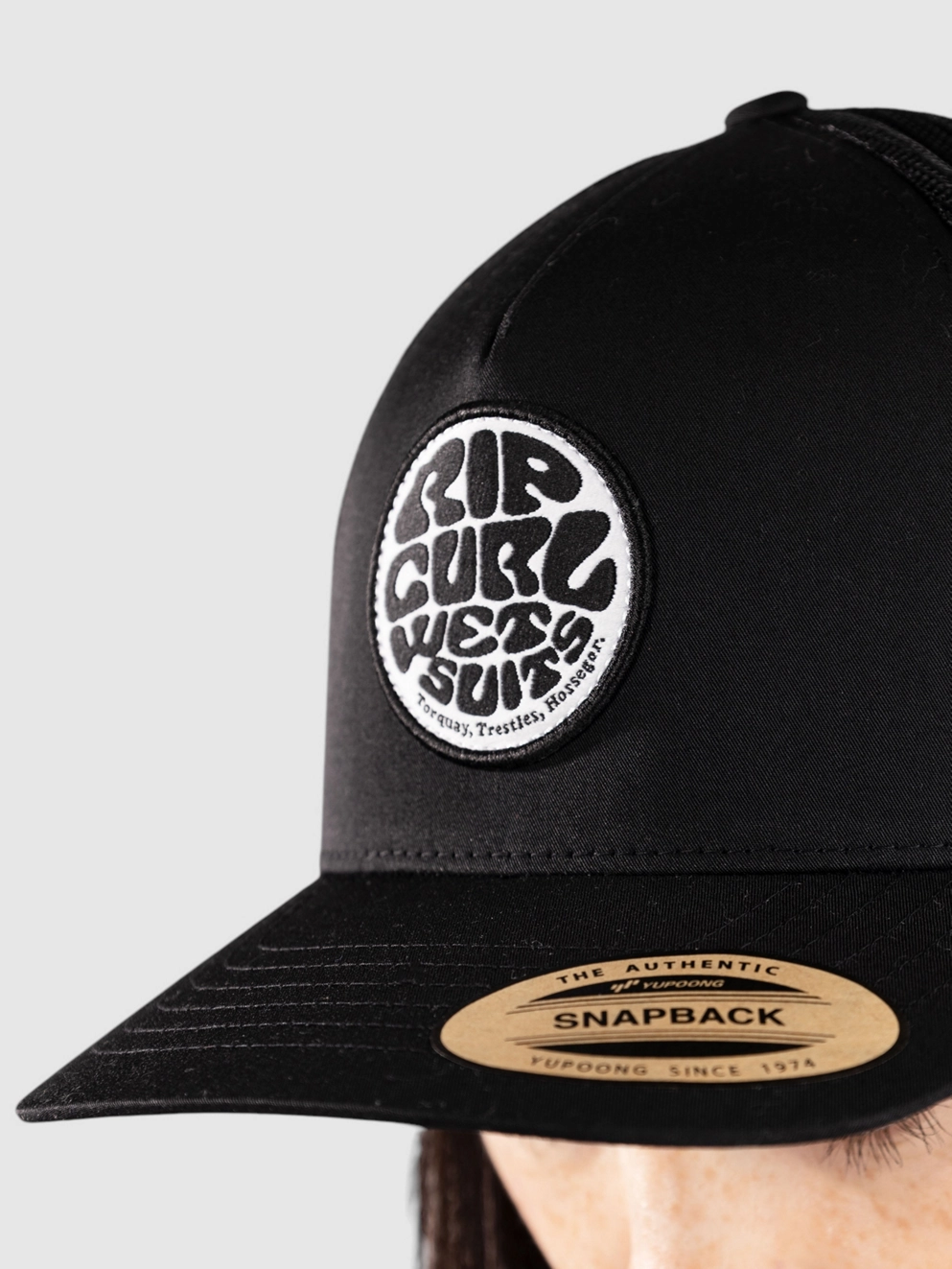Rip Curl Wetsuit Icon Trucker Cap black