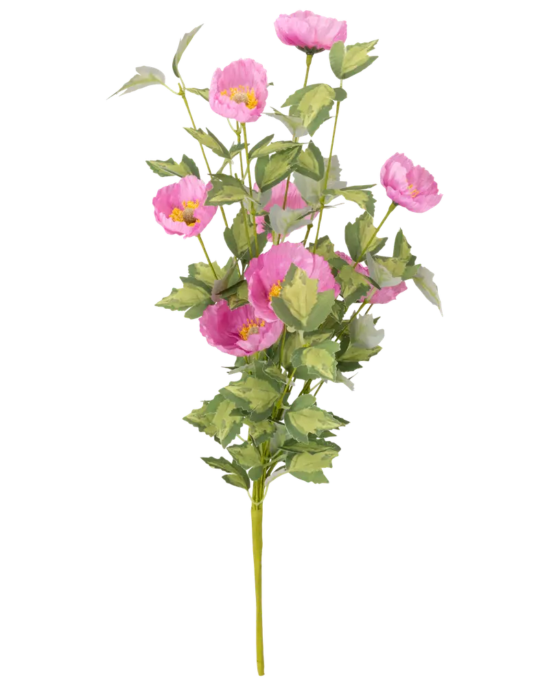 Blomst kunstig 50 cm - lyserød
