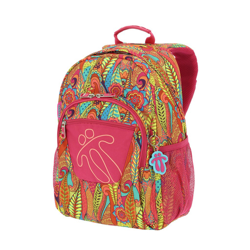 Mochila escolar adaptável a carrinho, aquarela.