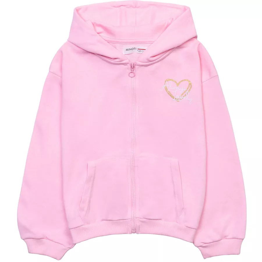 MINOTI Sweatjacke Neonrosa