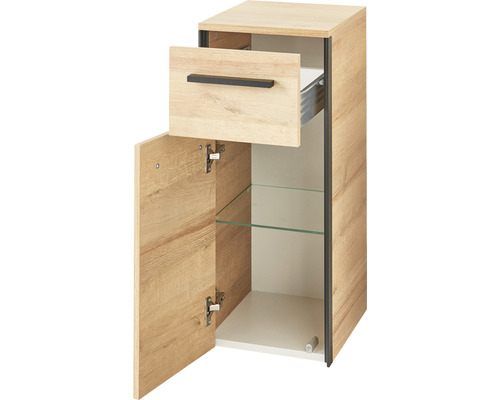 Pelipal Quickset 395 onderkast, BxHxD 30 x 72 x 33 cm, frontkleur: Riviera eiken