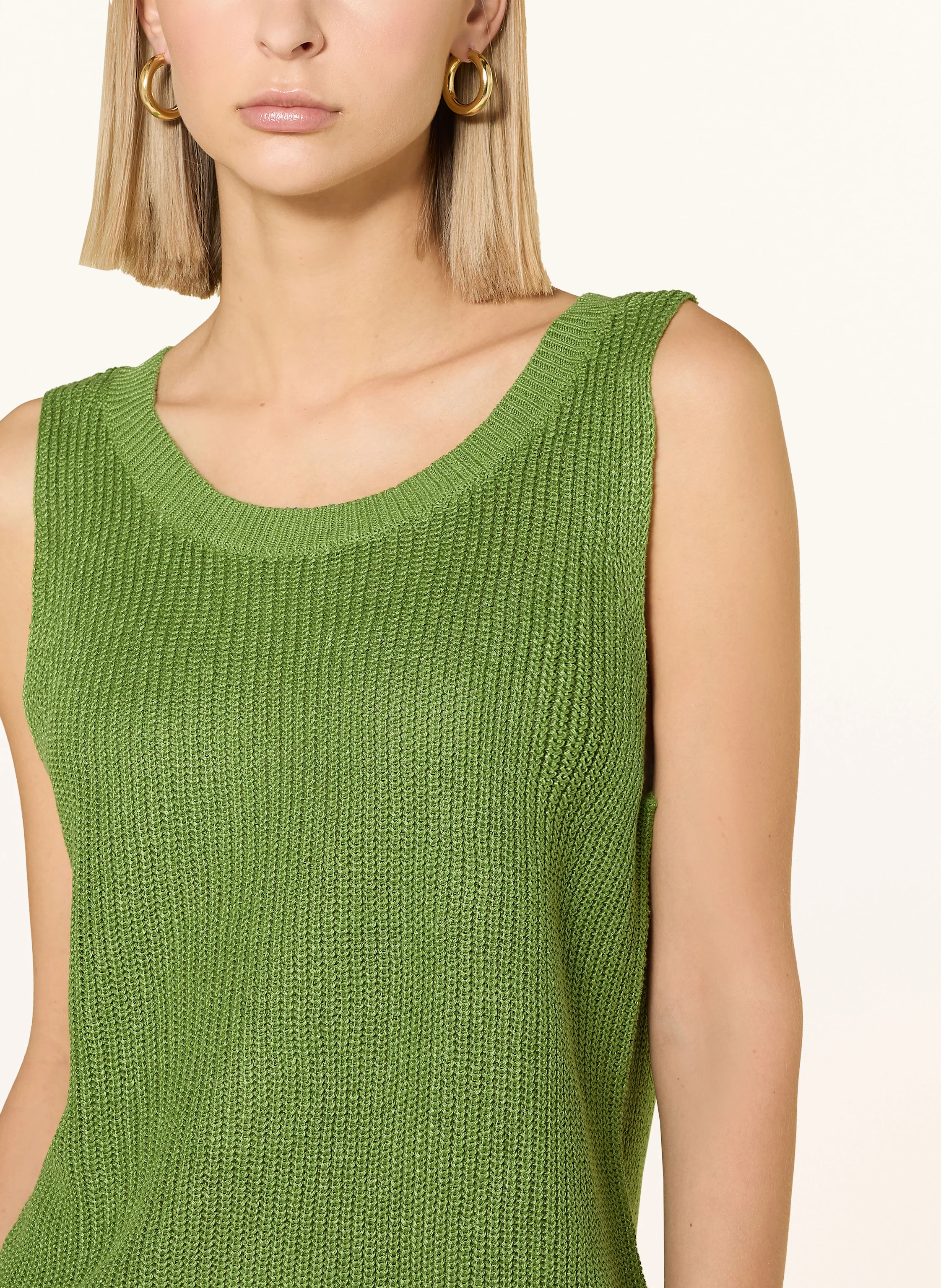 darling harbour Stricktop aus Leinen