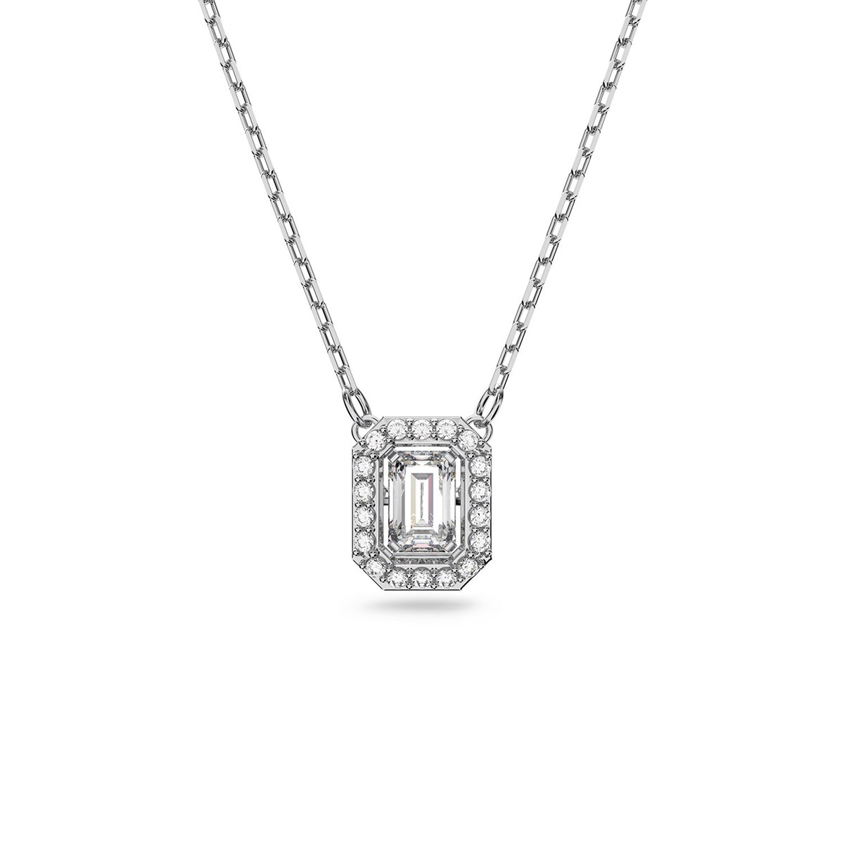 Collier Millenia Swarovski Zirconia carré blanc