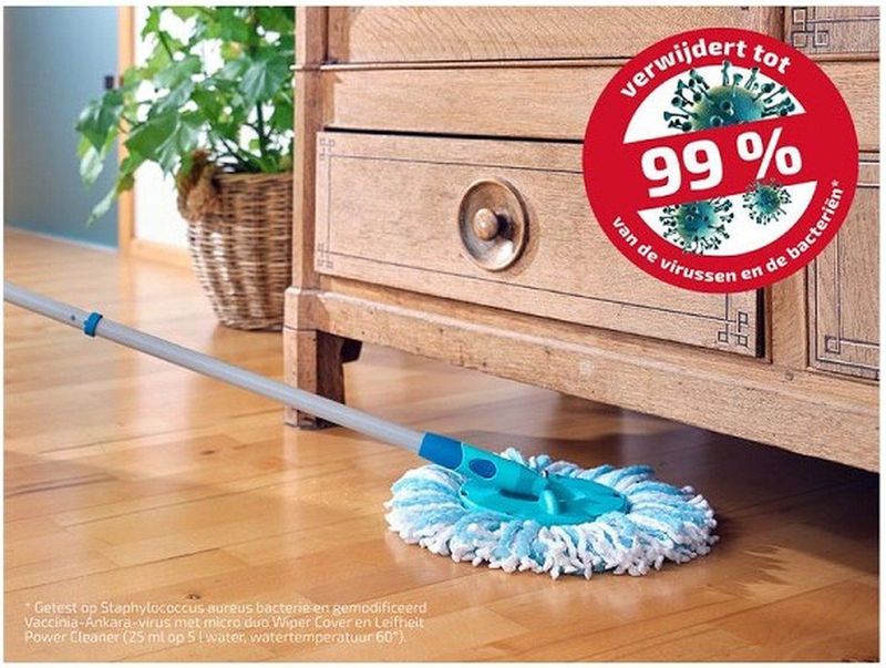 Leifheit Clean Twist - Vervangingskop - Micro Disc Mop Ergo