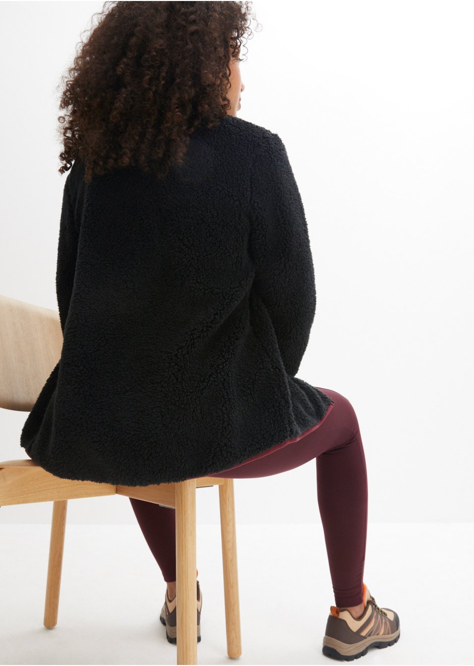 Veste en polaire peluche