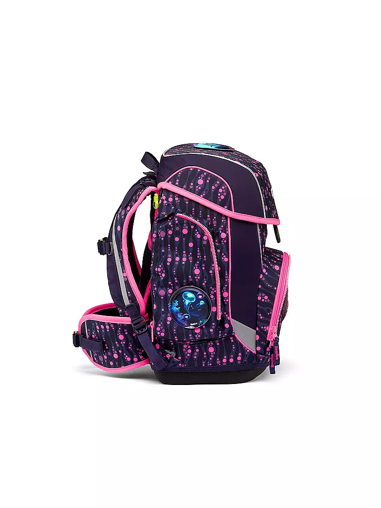 ERGOBAG Schultaschen Set Cubo 5tlg Bärmuda Viereck lila