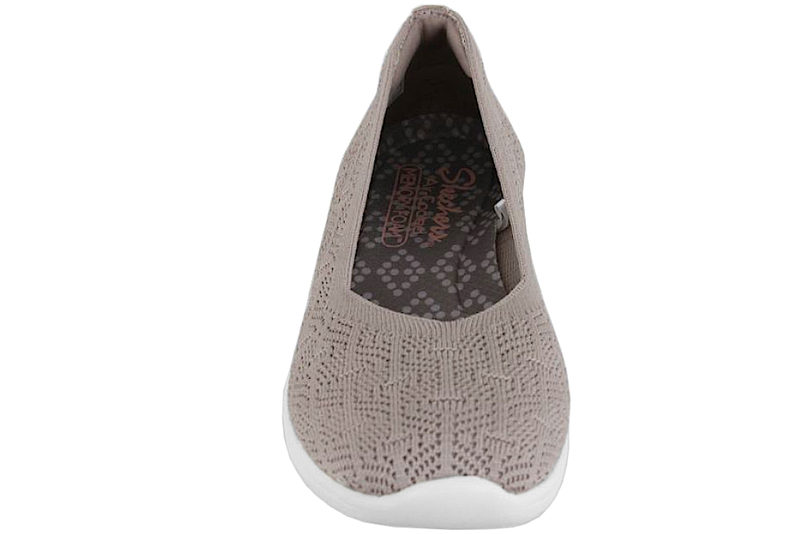 SKECHERS ARYA FOR REAL SKO I BEIGE TEKSTIL