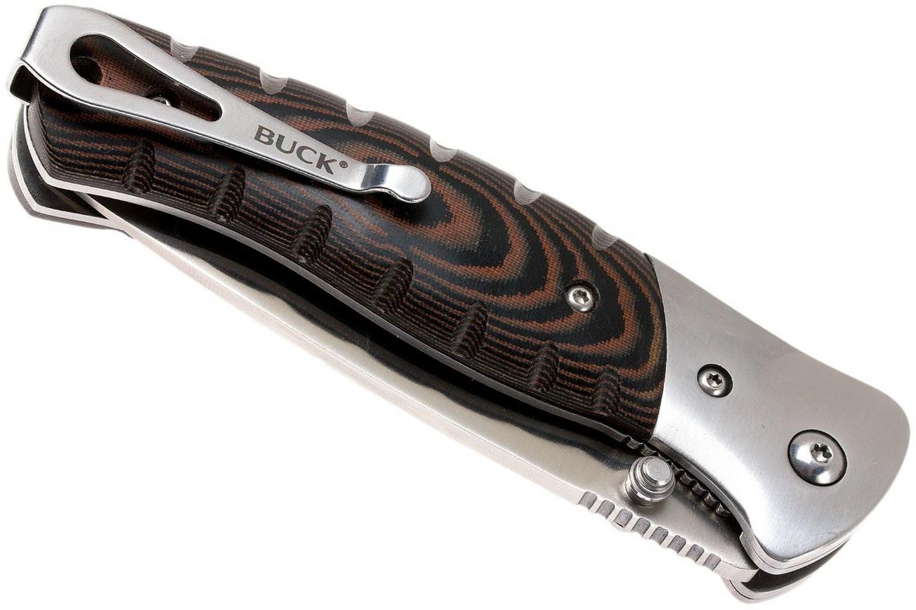 Buck Selkirk Small Micarta, 0835BRS-B zakmes