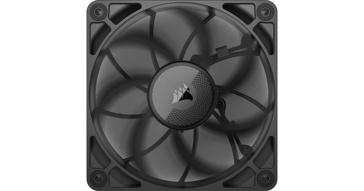 CorsairRX120 MAX Thick case fans  (Zwart, 3 stuks, 120 x 120 x 30 mm, PWM)