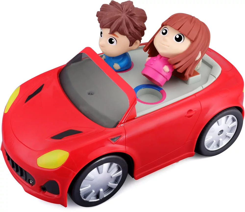 BB JUNIOR - MON 1er CABRIOLET RADIOCOMMANDE AVEC PERSONNAGES