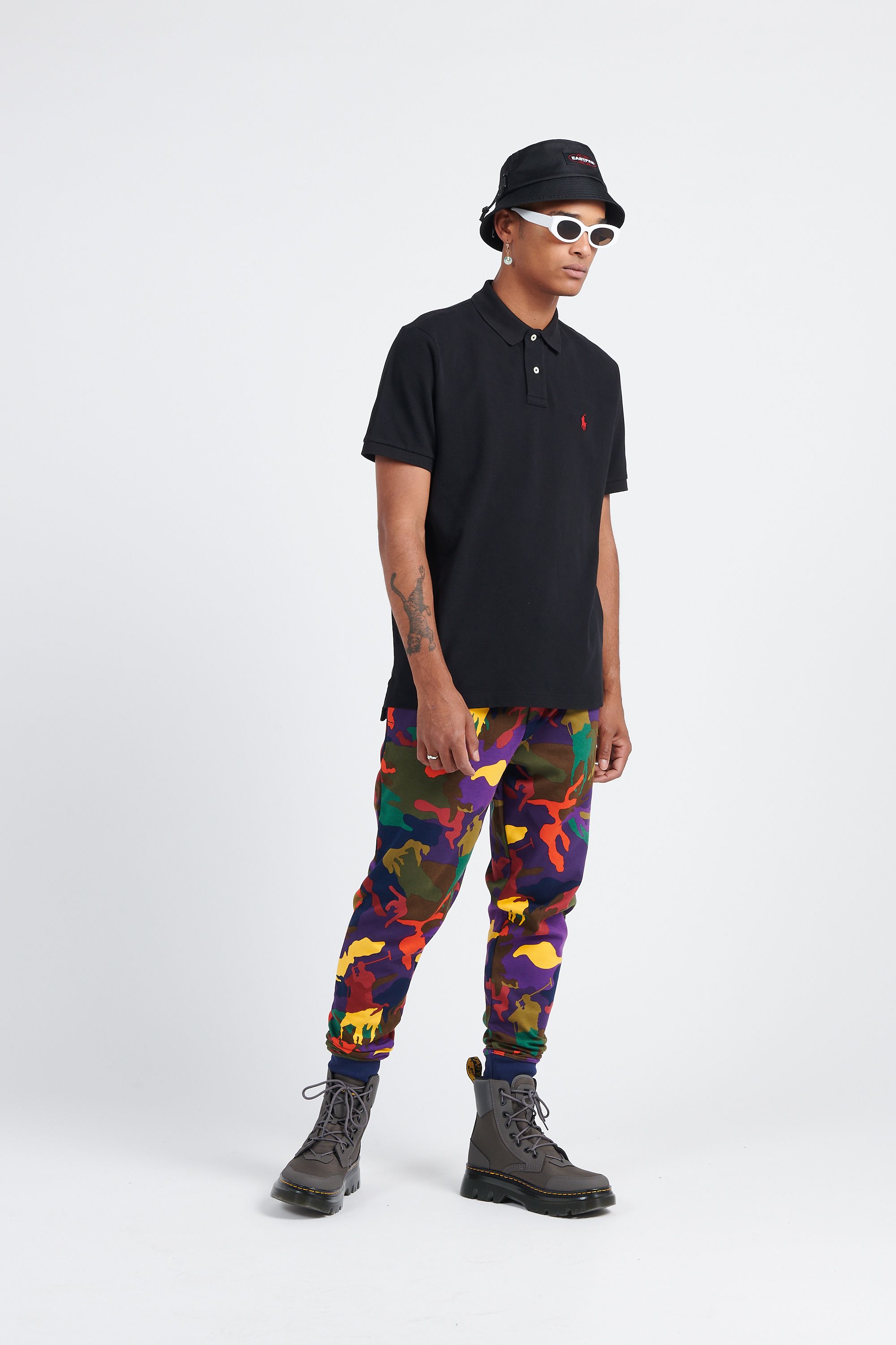 POLO RALPH LAUREN Polo manches courtes  Custom Slim Fit Mesh Polo Shirt Noir