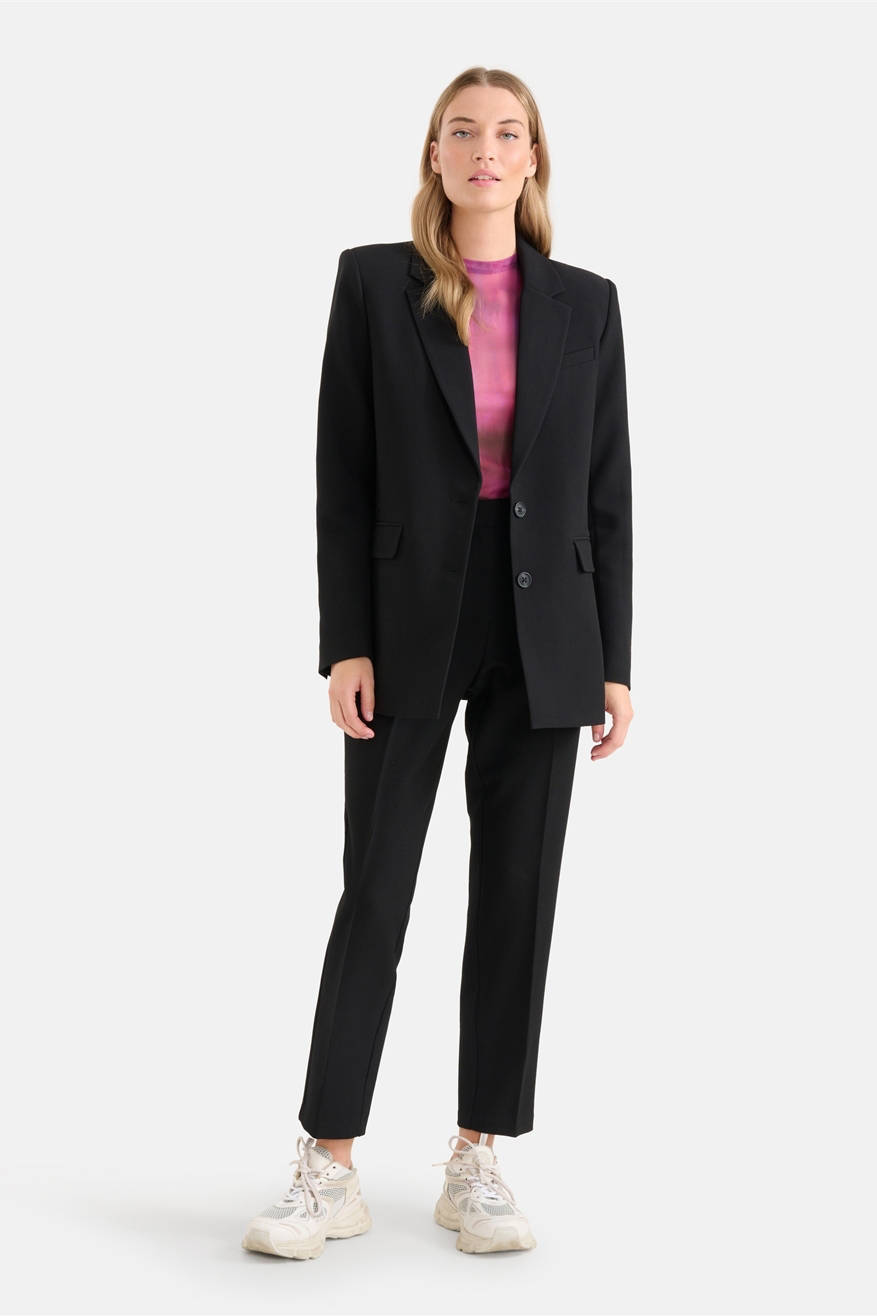Shoeby rechtvallende blazer zwart