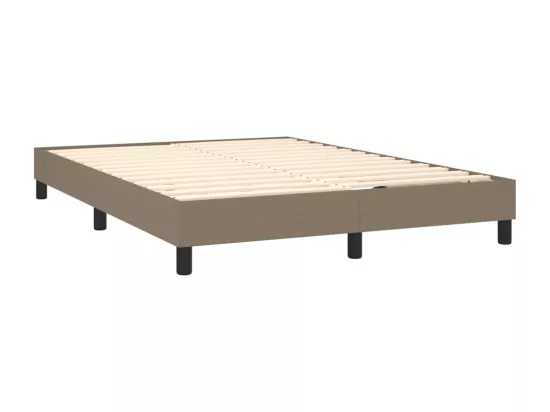 Sommier à lattes de lit Taupe 140x200 cm Tissu