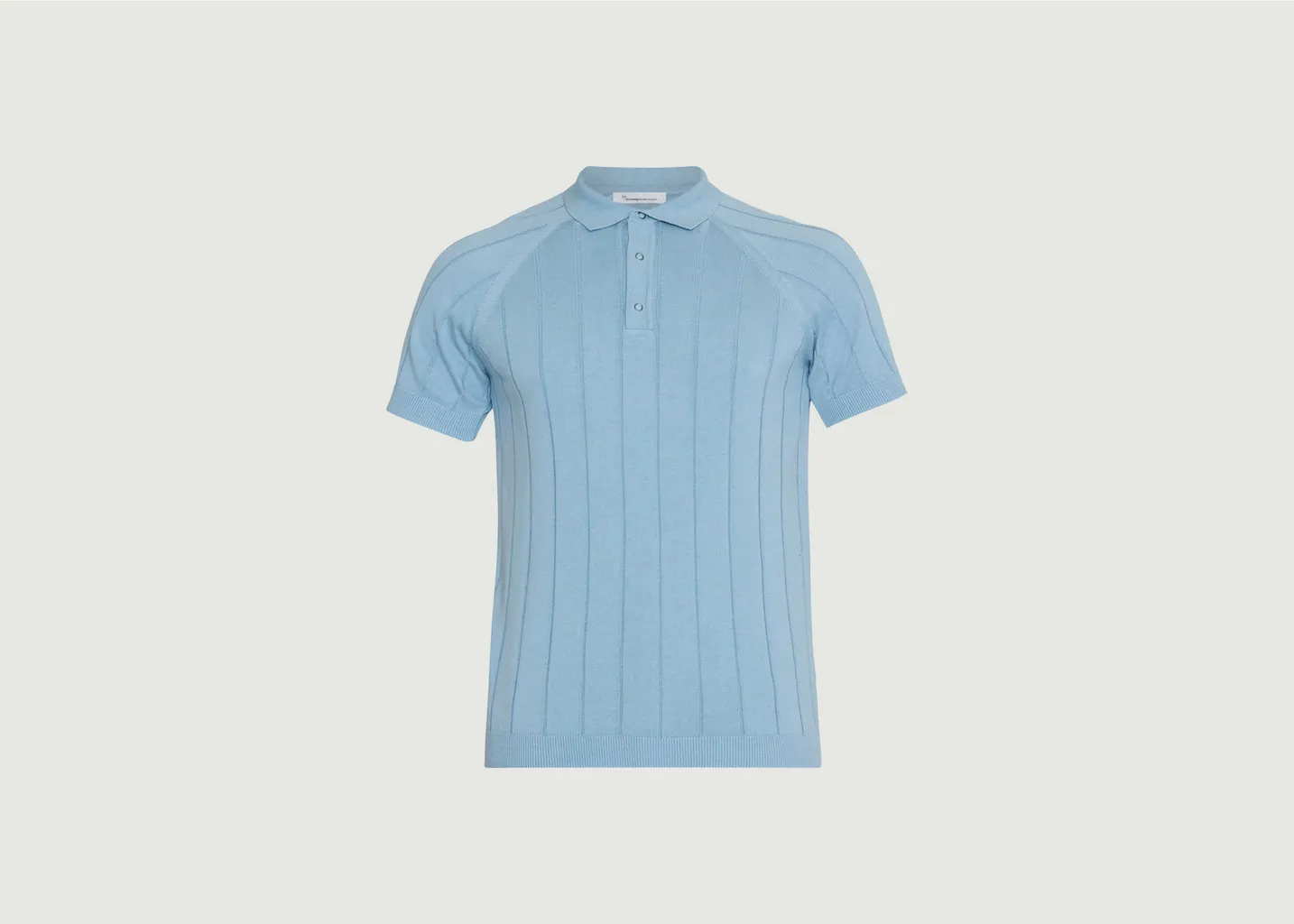 Polo en maille rayée à manches courtes Regular KCA