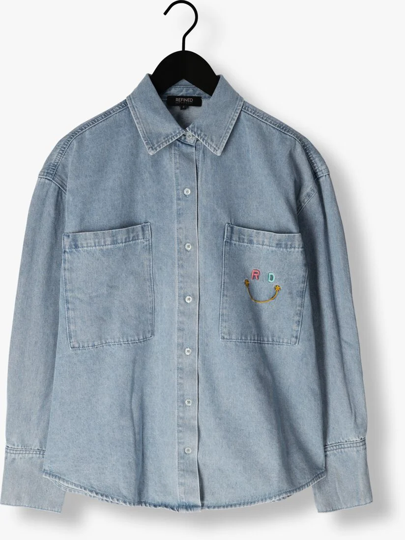 REFINED DEPARTMENT lichtblauwe refined department blouse ginny