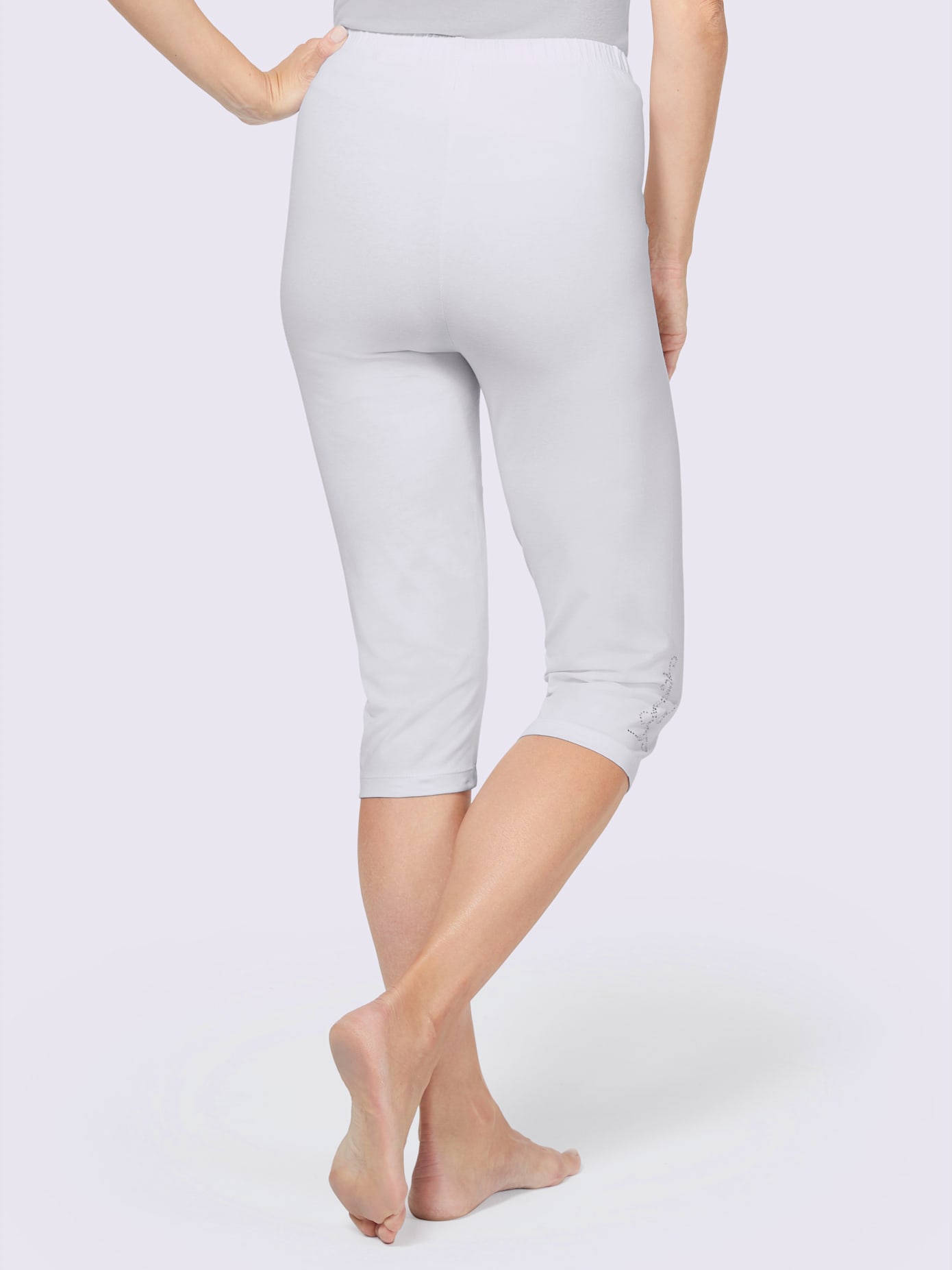 Legging court jersey fin
