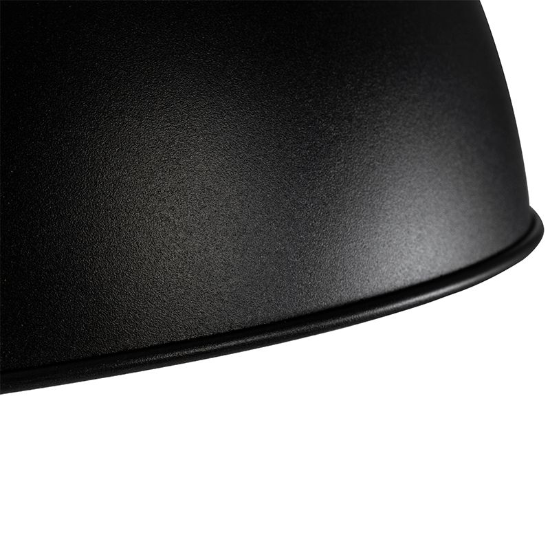 Industriële vloerlamp zwart met goud 160 cm - Magnax