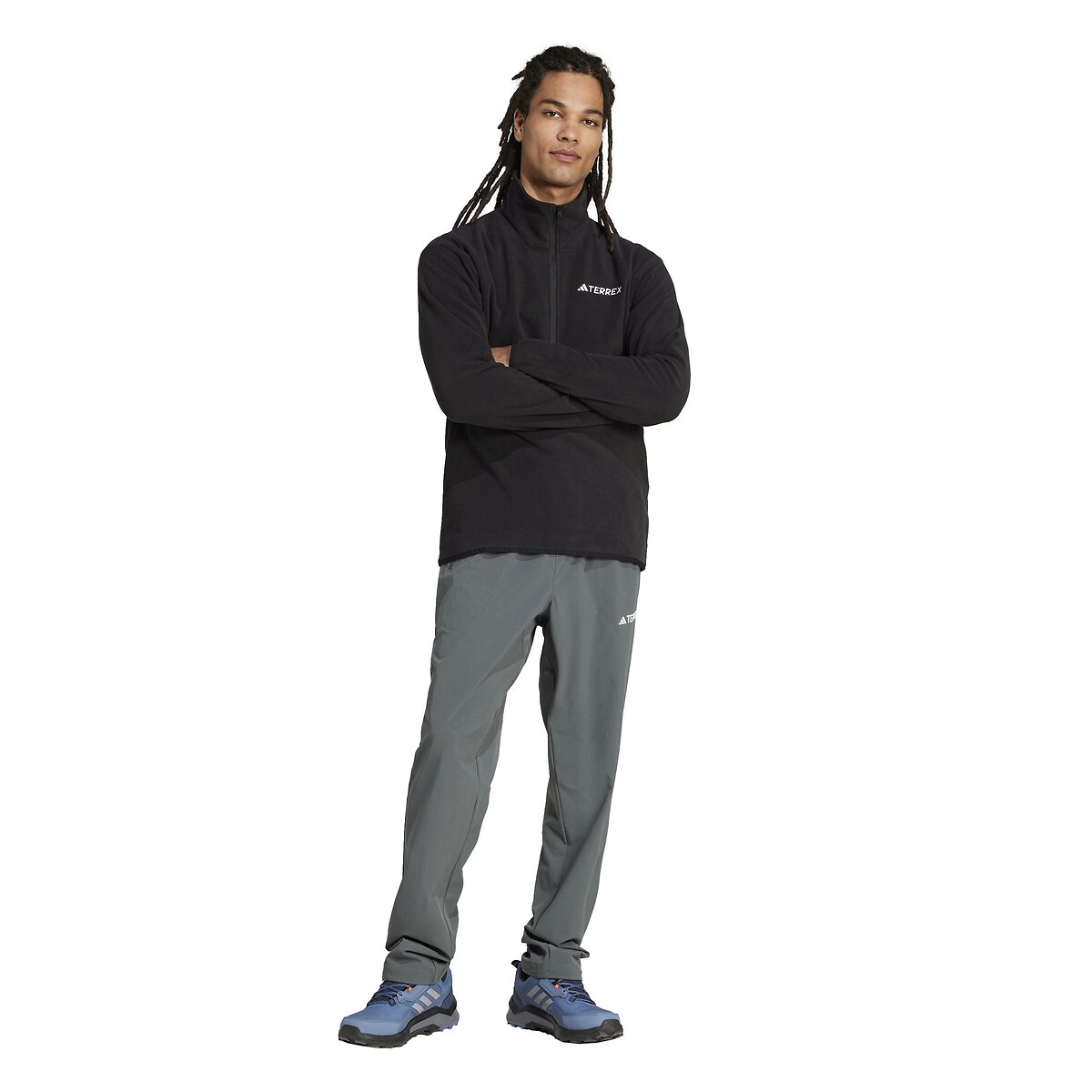 Jaqueta de fleece adidas Performance Terrex Essential com meio zíper