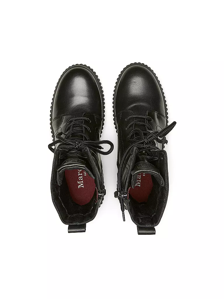 MARC O'POLO Schnürboots  schwarz