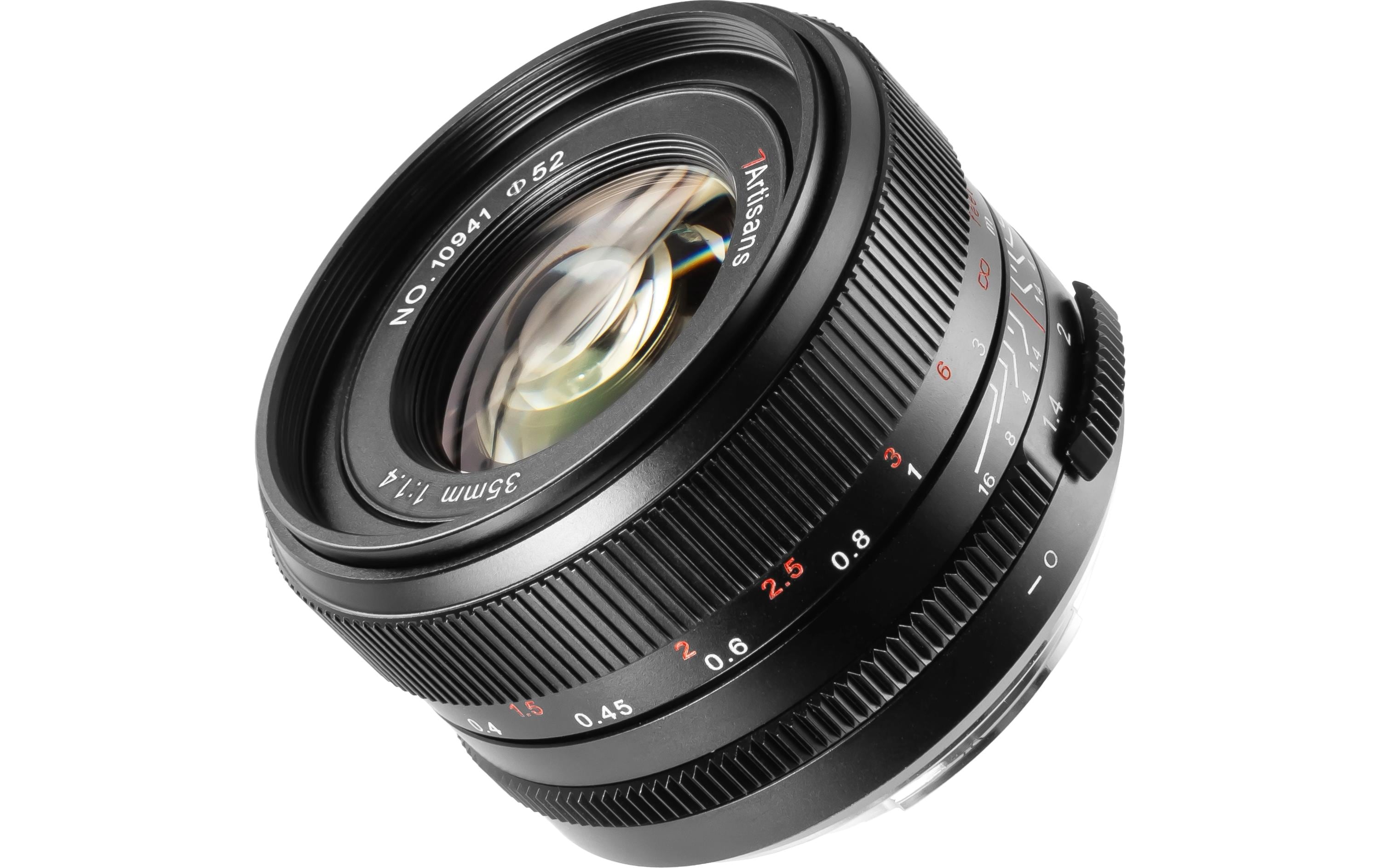 Festbrennweite 35mm F/1.4 Mark III FF Schwarz – L-Mount<br>Unauffälliges Rundum-Objektiv für den täglichen Gebrauch
