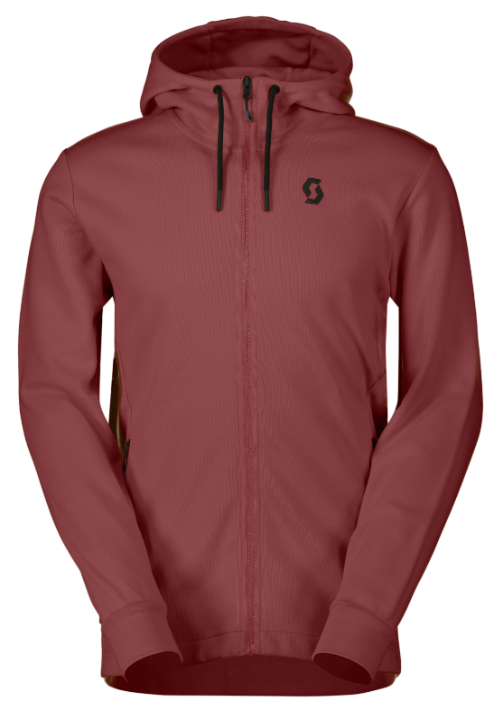 SCOTT Tech Zip Hoody, Dusk Red