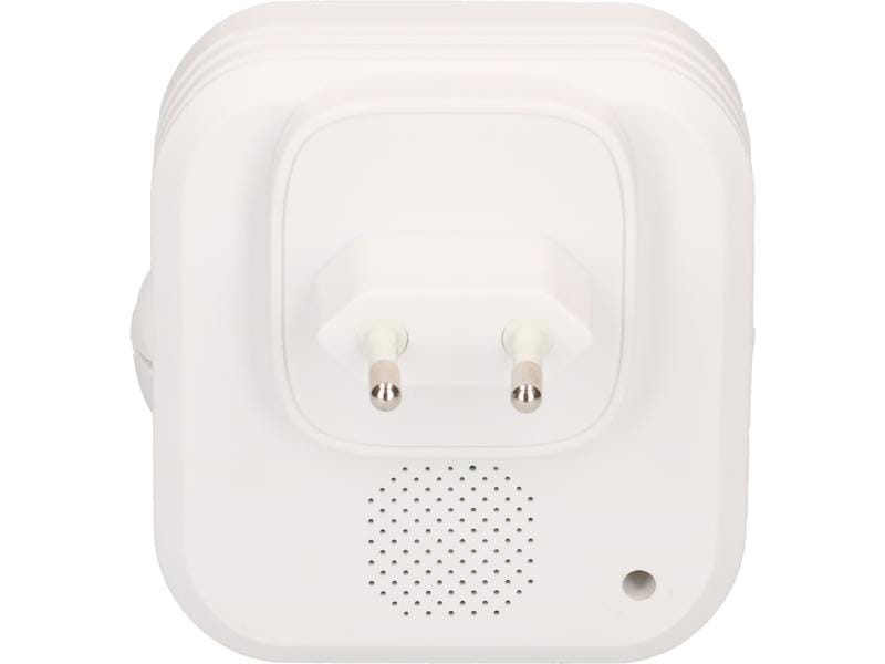 Max Hauri Tür Gong Kit 85 dB, 200 m, Weiss Drahtloses Gong-Set mit 200 m Reichweite