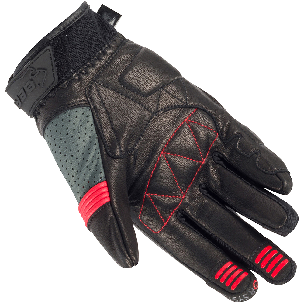 Bering - Gants Femme Lady Axel Noir / Gris / Rouge