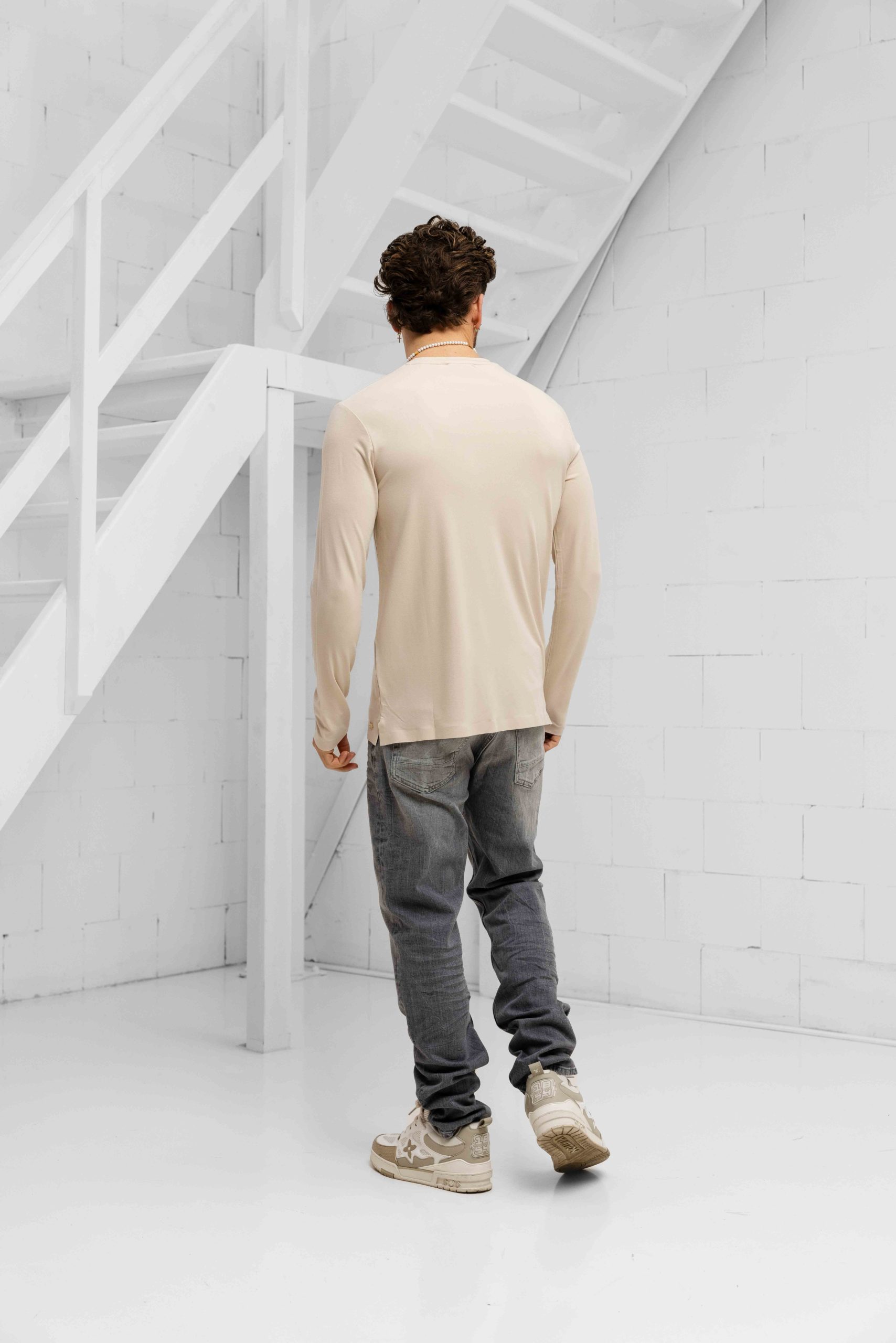 Dadado Bari Sweatshirt Heren Beige
