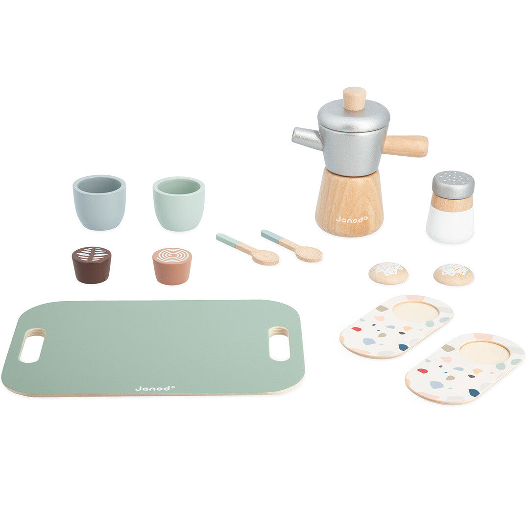 Janod koffieservies espresso - 13-delig
