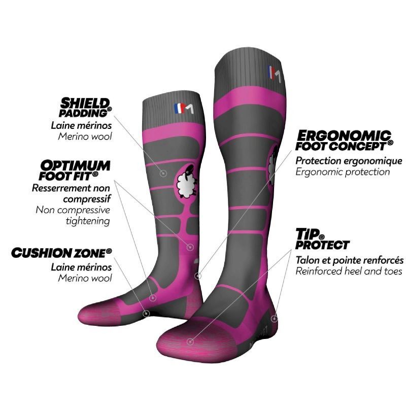 Wooly Kids - Chaussettes ski enfant