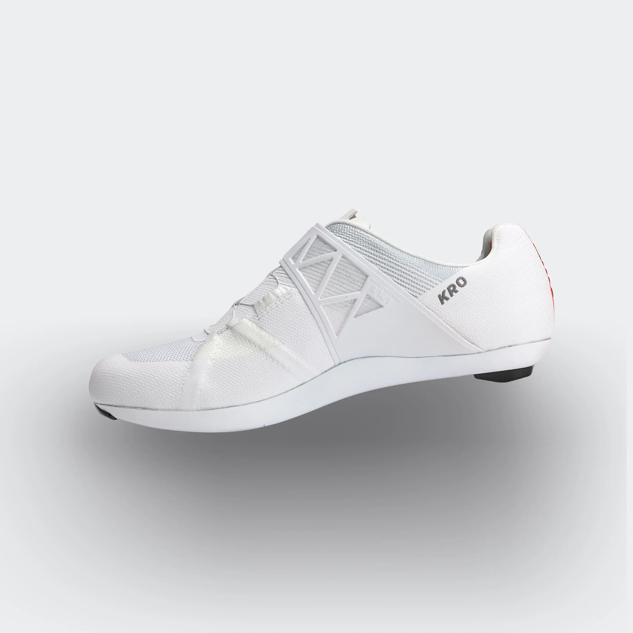 DMT KR0 Evo Wielrenschoenen Wit/Zilver