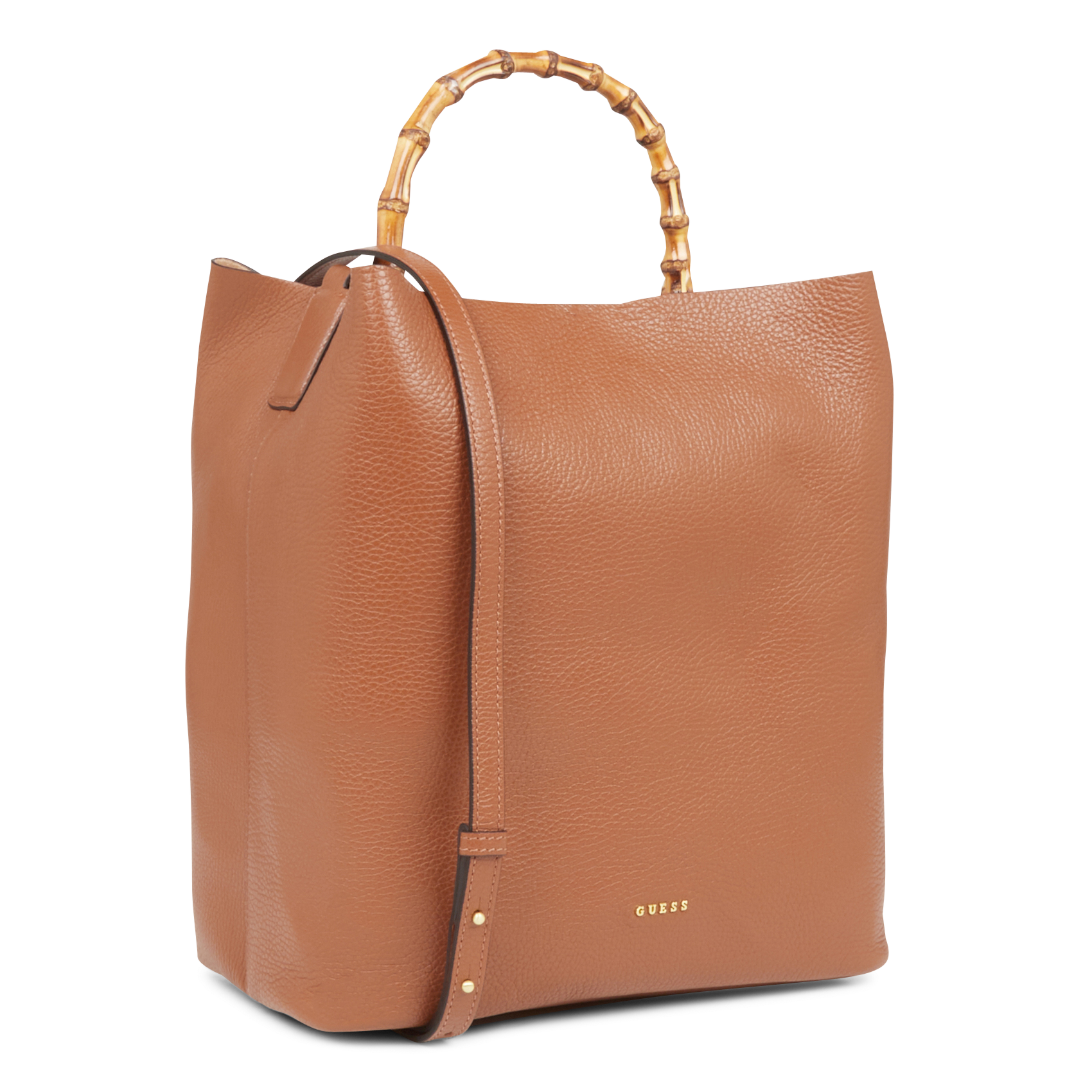 AIDA - Sac seau en cuir | Marron