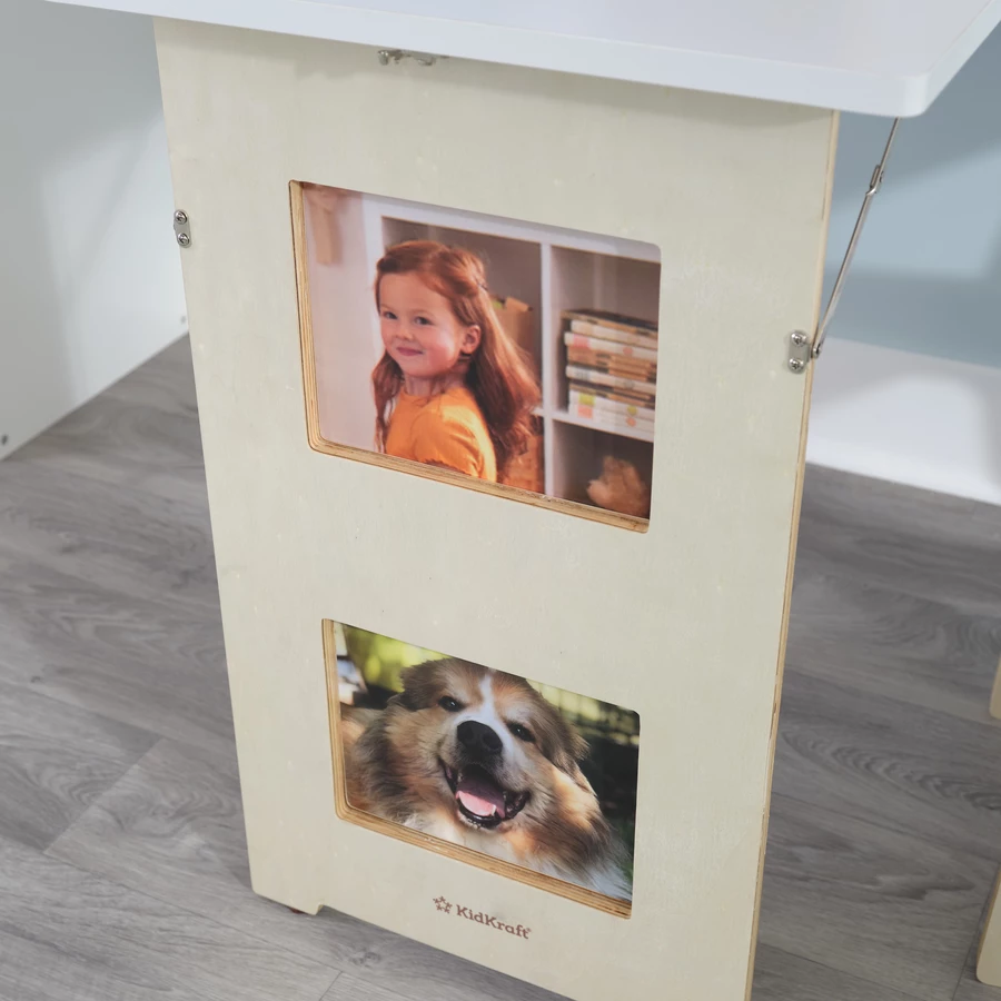 KidKraft® Arches Freischwebender Wandtisch und Stuhl, weiß