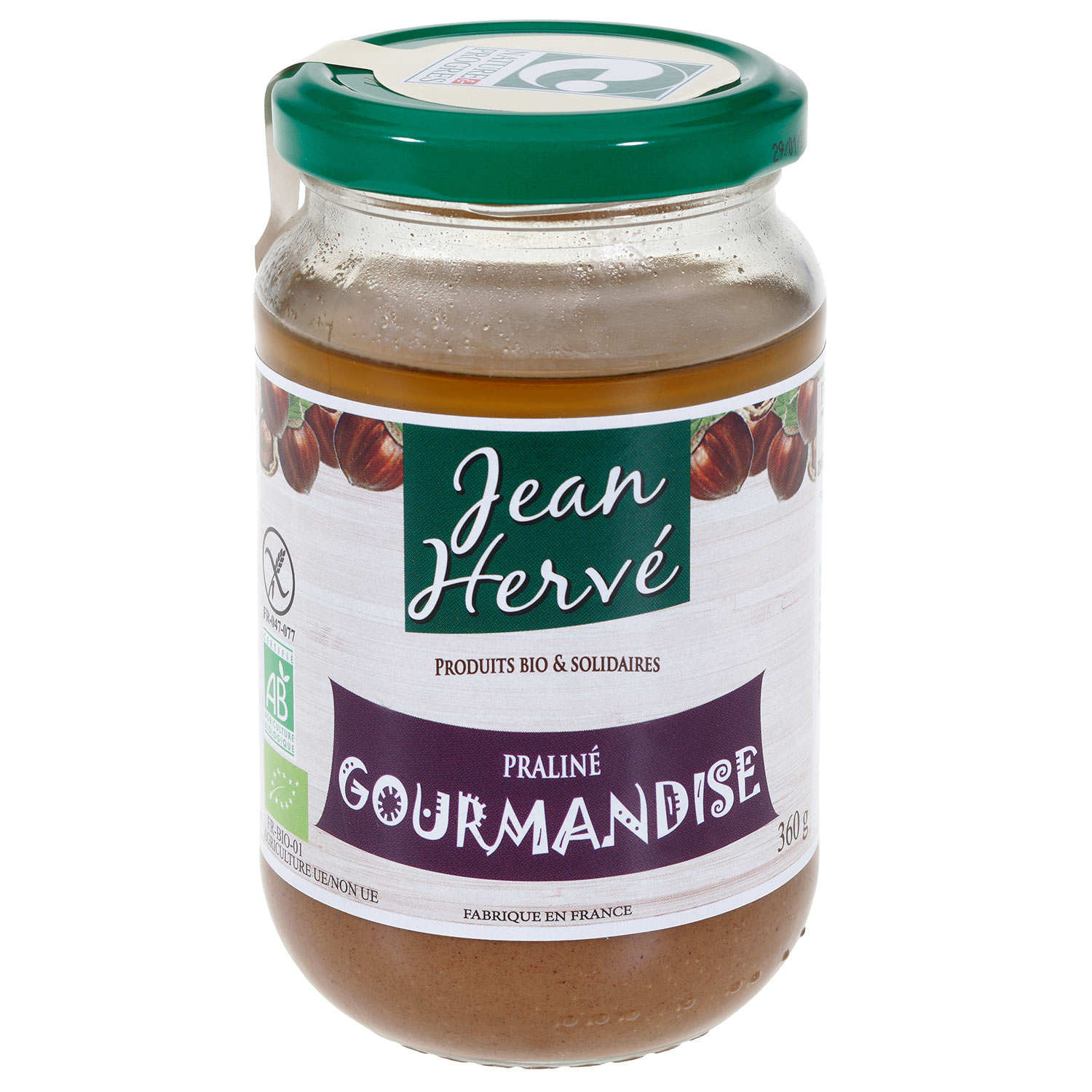 Crème de praliné à la noisette 