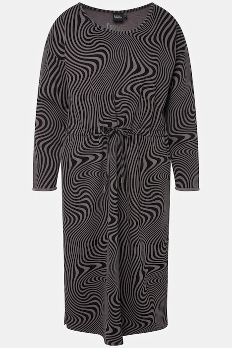 Loungewear-Kleid, Oversized, Rundhals, Langarm, Taschen