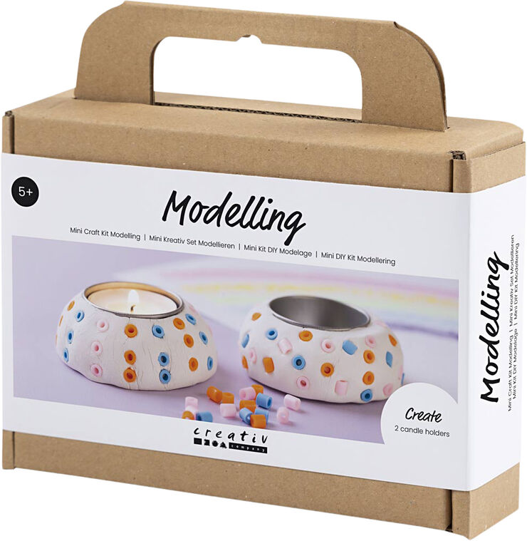 Creativ Company Mini DIY Kit Modellering, Lysestager