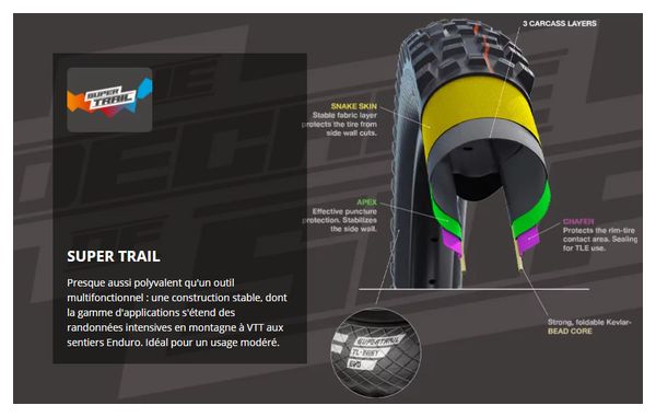 Pneu VTT Schwalbe Big Betty 26'' Tubeless Souple Trail Addix Soft E-50