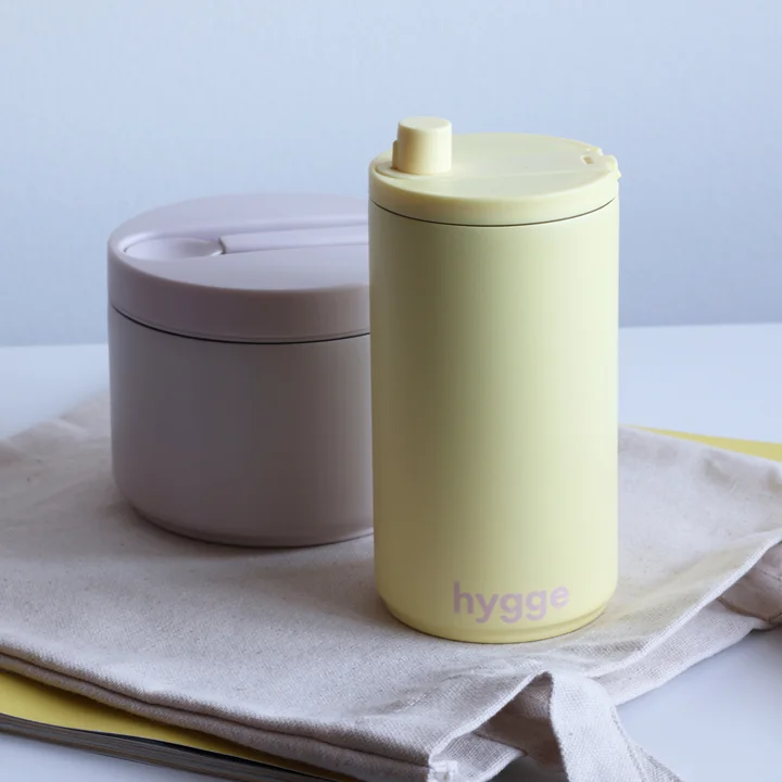 Design Letters - Travel Becher, 0.35 l, mom / beige