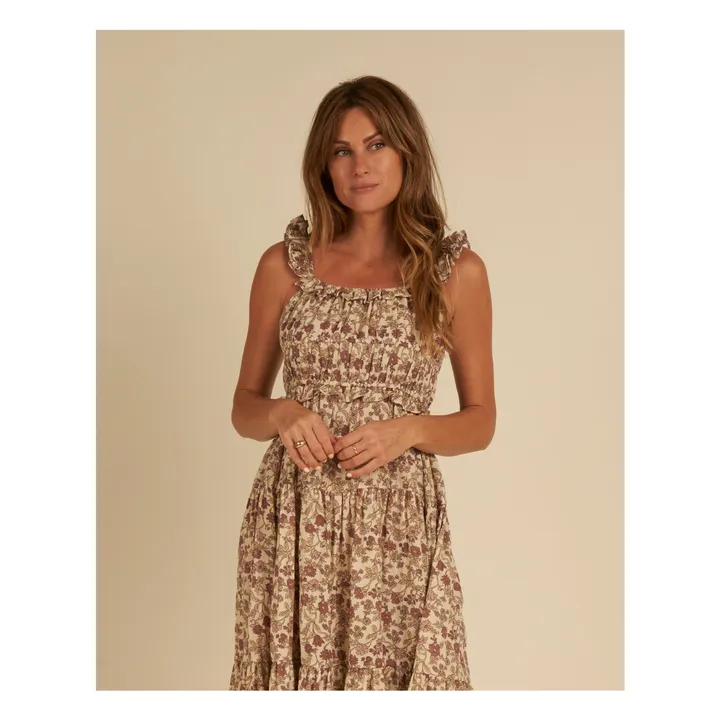 Rylee + Cru Robe Tenley Fleuri - Collection Femme | Beige rosé