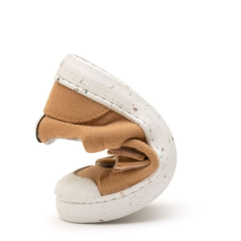 Tip Toey Joey Tip Toey Joey Kidos Sneakers Ramp Green Natural Organic Canvas