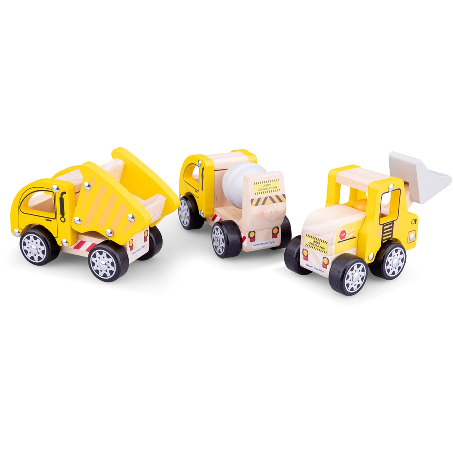 New Classic Toys Baufahrzeuge Set - 3 Fahrzeuge