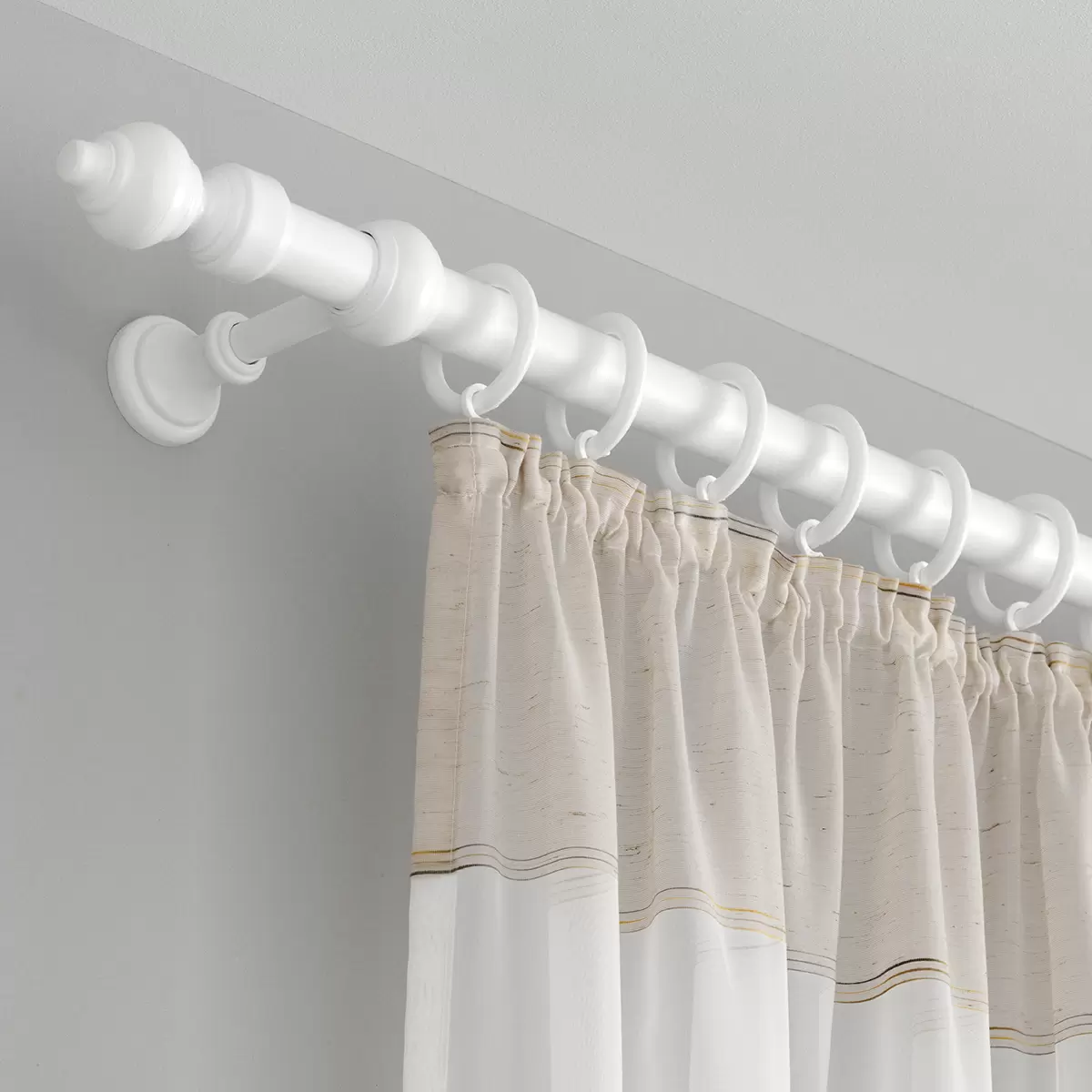 Vorhangstange White weiss