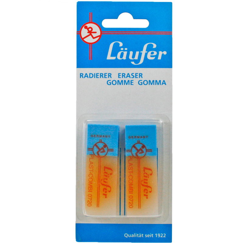 Läufer Radiergummi Plast-Combi 0720, 2 Stück