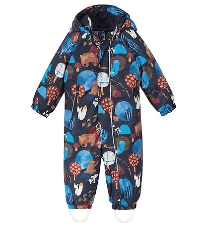 Reima Schneeanzug - Puhuri - Navy m. Print