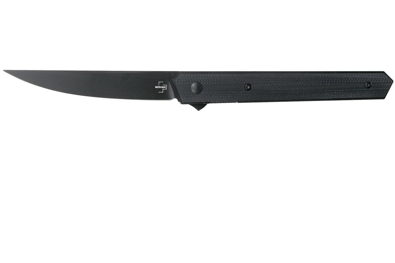 Böker Plus Kwaiken Air All Black G10 01BO339 zakmes, Lucas Burnley design