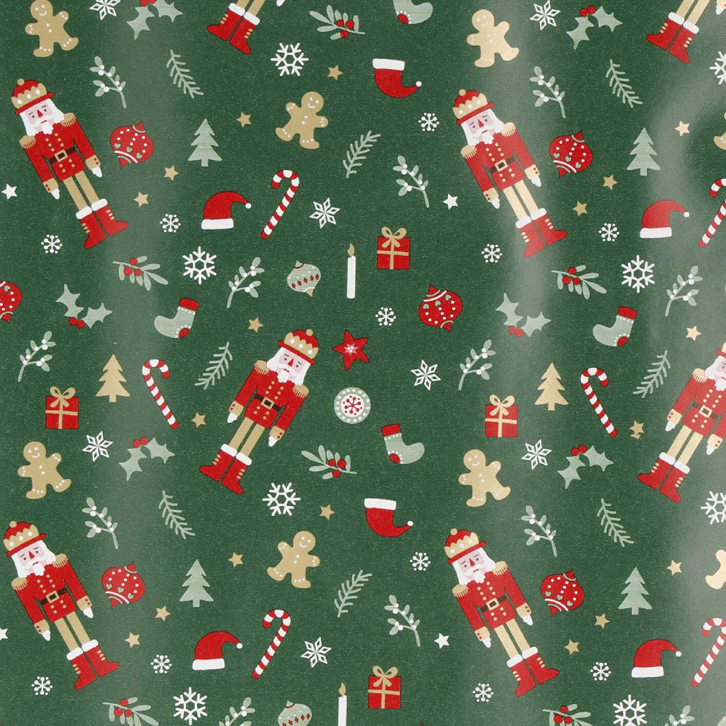 Weihnachtsgeschenkpapier Nussknacker - 2 m