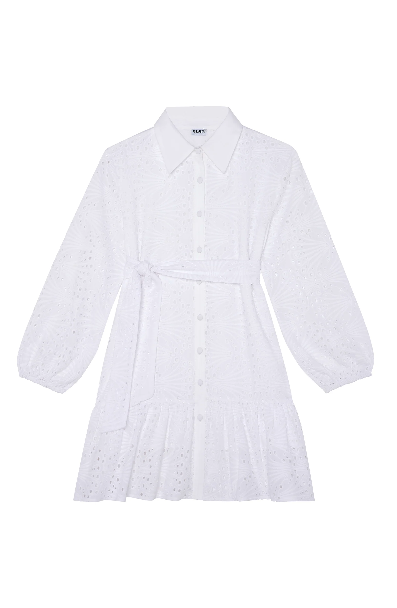 roane Robe chemise blanche Blanc